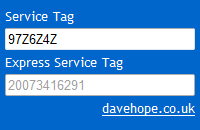Dell Service Tag Converter